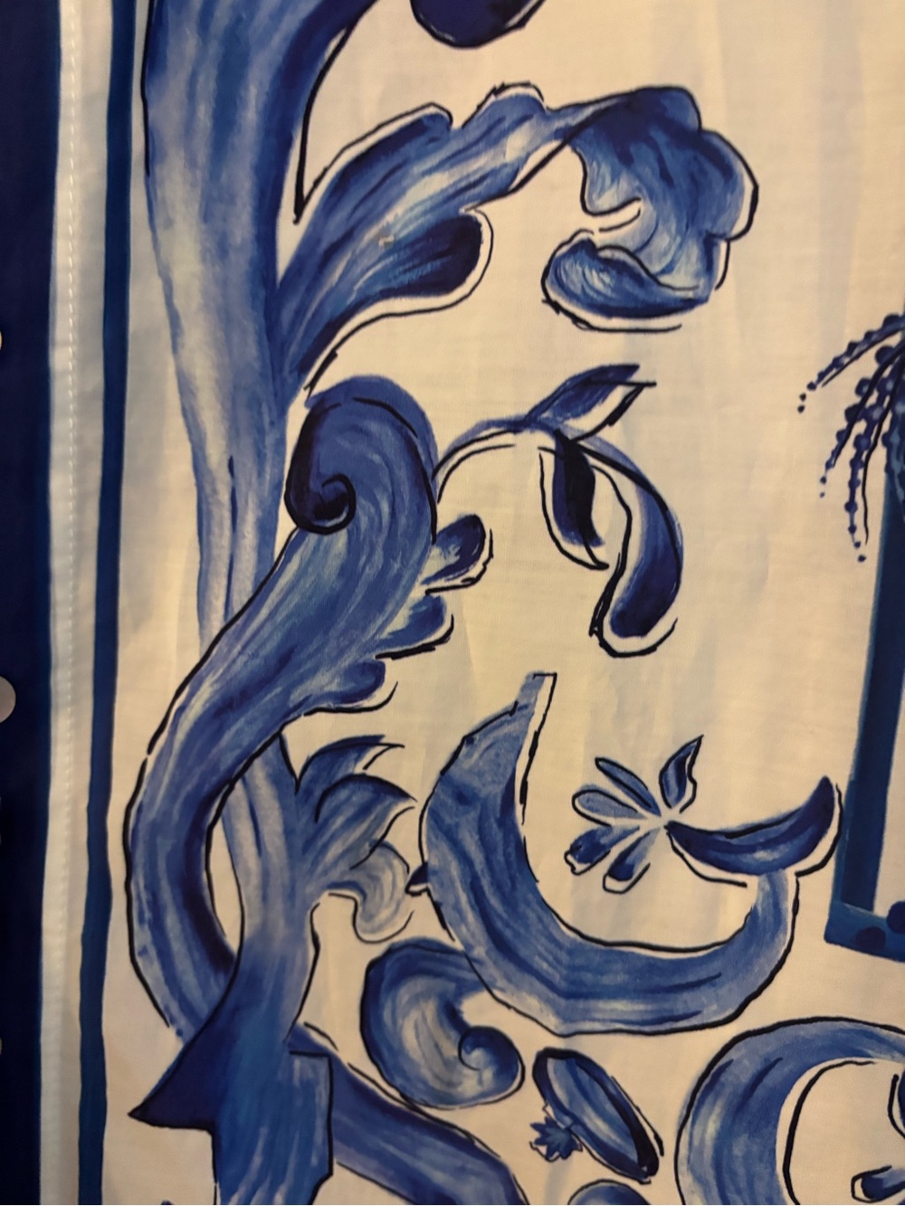 Farm Rio Garden Tile blouse - Picture 6 of 8